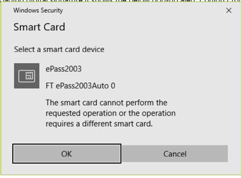 put in smart card|Windows Security Smart Card popup .